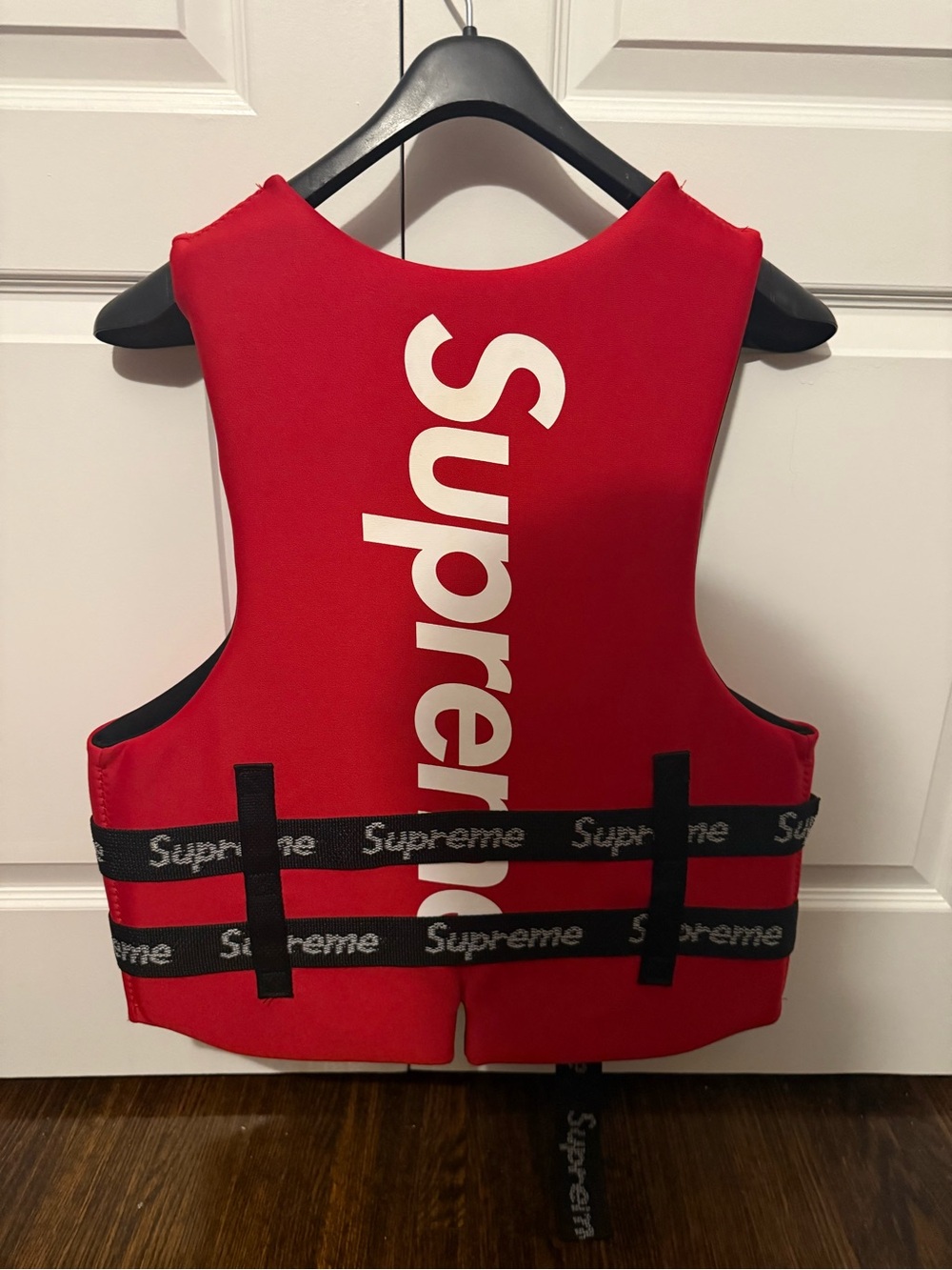 Supreme Red Logo Life Vest Brand New